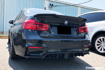 Difusor trasero estilo KNF Carbonado para BMW M3 F80 M4 F82 2014-2020