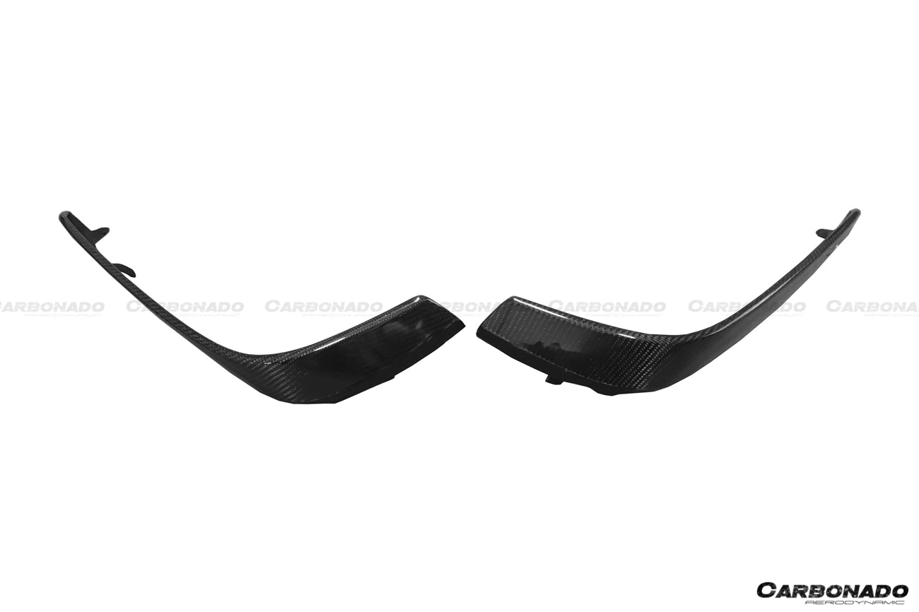 Parachoques delantero de fibra de carbono para Mercedes Benz W205 C63 S AMG Sedán Coupé Carbonado 2015-2021