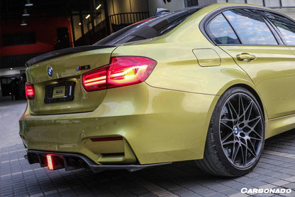 Difusor trasero estilo KNF Carbonado para BMW M3 F80 M4 F82 2014-2020
