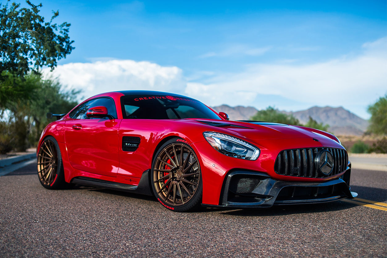 DarwinPRO IMP Performance Part Carbon Fiber Front Bumper with Grill | 2015-2016 Mercedes Benz AMG GT GTS