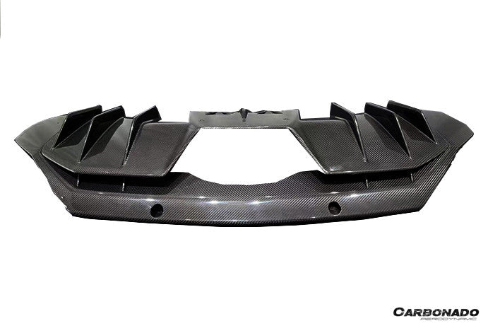 Carbonado Aero 2017 - 2021 Lamborghini Aventador Autoclave Carbon Fiber Rear Diffuser Carbonado Oem Fits: LP740 Coupe | Roadster - 6