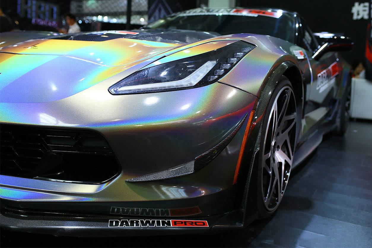 Carbonado 2013-2019 Corvette C7 Z51 Z06 Grandsport Carbon Fiber Canards