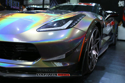 Carbonado 2013-2019 Corvette C7 Z51 Z06 Grandsport Carbon Fiber Canards