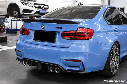 Difusor trasero estilo KNF Carbonado para BMW M3 F80 M4 F82 2014-2020