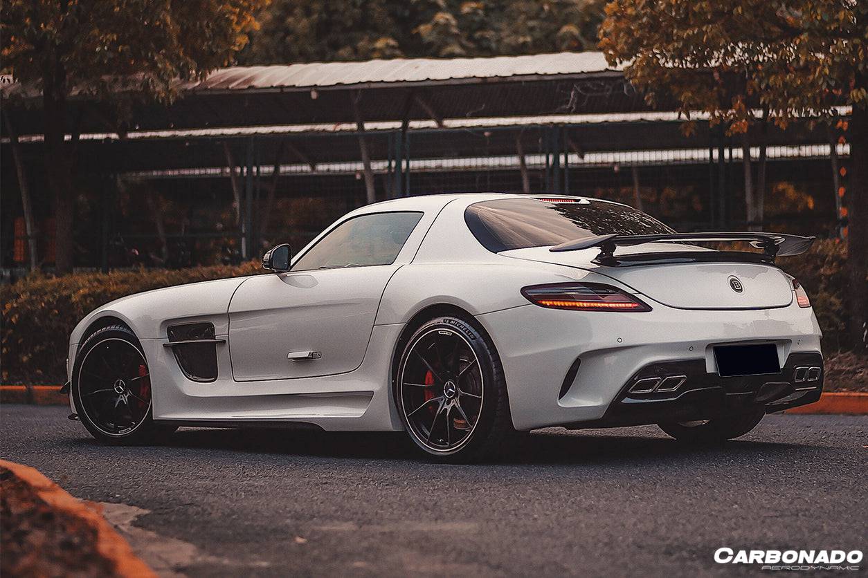 Carbonado 2010-2015 Mercedes Benz W197 SLS AMG BKSS Style Carbon Fiber Trunk Spoiler