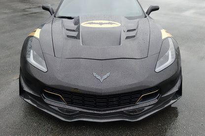 Faldón delantero de fibra de carbono Carbonado para Corvette C7 Z51 Z06 Grandsport 2013-2019