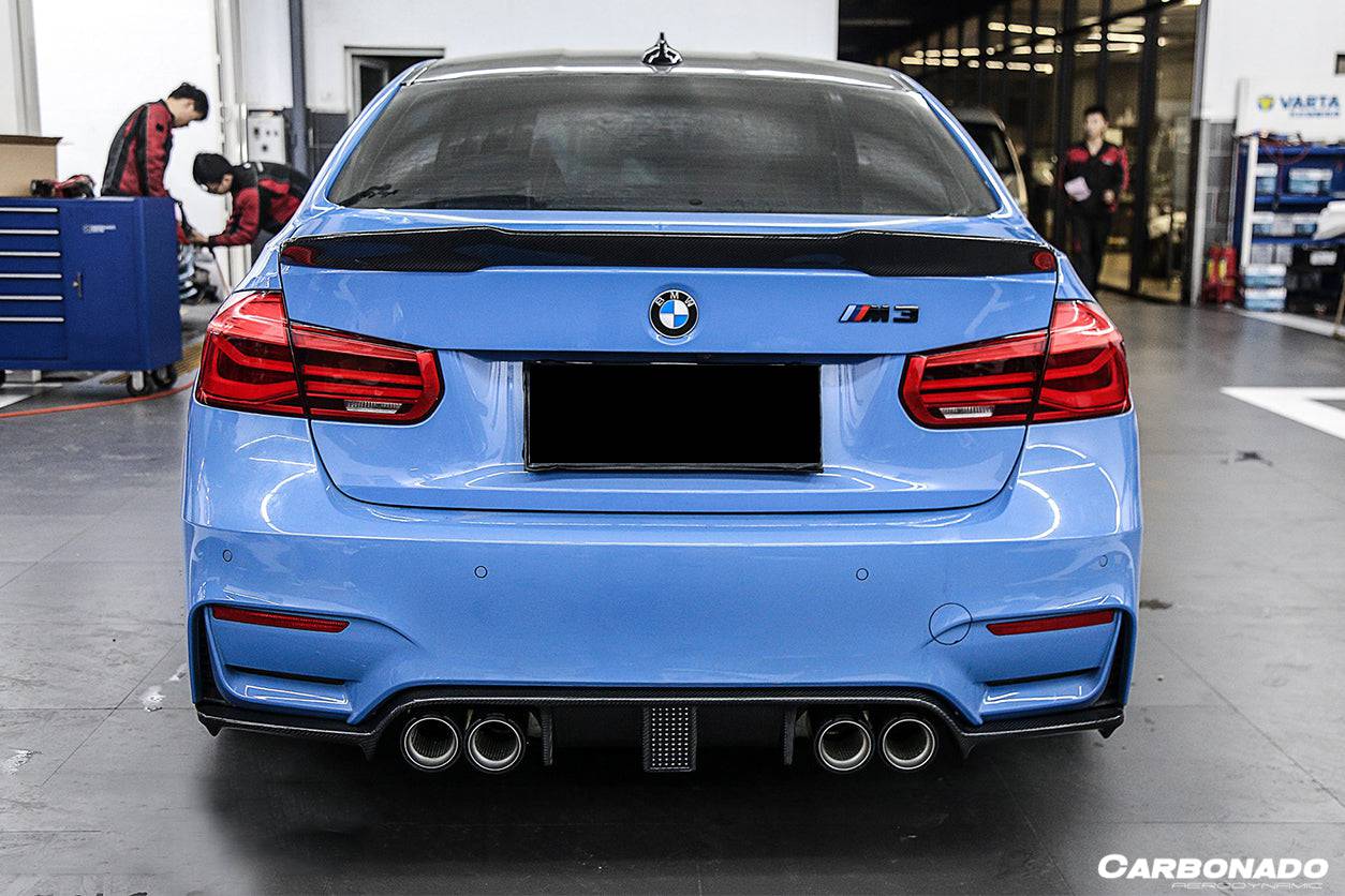 Difusor trasero estilo KNF Carbonado para BMW M3 F80 M4 F82 2014-2020