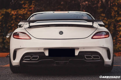 Carbonado 2010-2015 Mercedes Benz W197 SLS AMG BKSS Style Carbon Fiber Trunk Spoiler