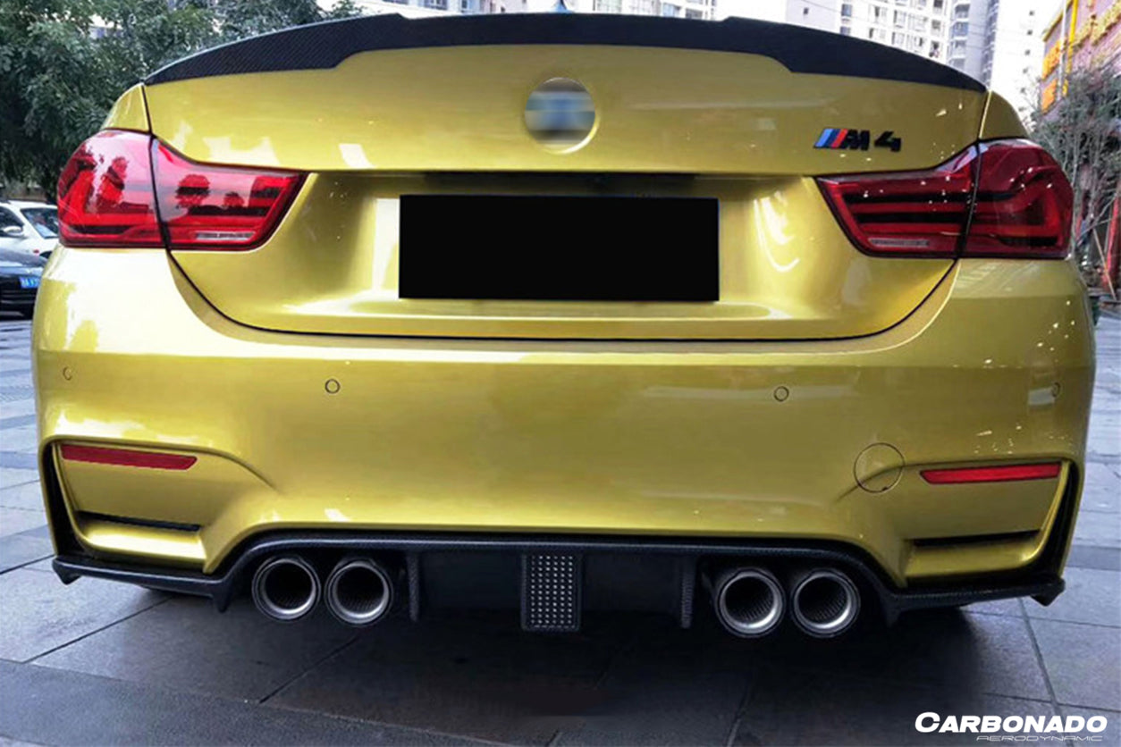 Difusor trasero estilo KNF Carbonado para BMW M3 F80 M4 F82 2014-2020