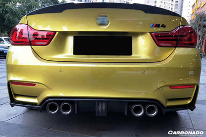 Difusor trasero estilo KNF Carbonado para BMW M3 F80 M4 F82 2014-2020