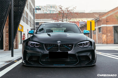 Carbonado 2016-2020 BMW M2 F87 VR Style Partial Carbon Fiber Wide Full Body kit