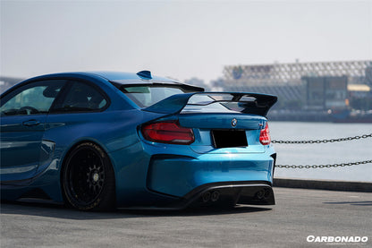 Carbonado 2016-2020 BMW M2 F87 VR Style Partial Carbon Fiber Wide Full Body kit