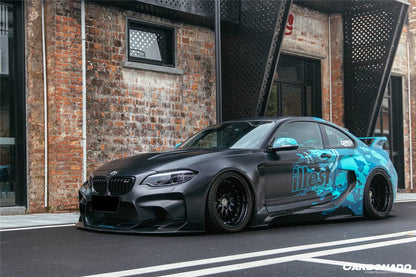 Carbonado 2016-2020 BMW M2 F87 VR Style Partial Carbon Fiber Wide Full Body kit