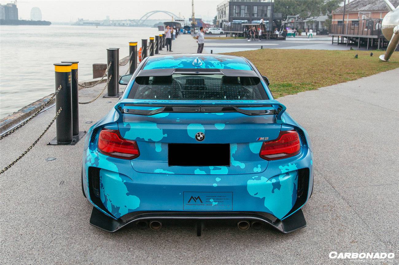 Carbonado 2016-2020 BMW M2 F87 VR Style Partial Carbon Fiber Wide Full Body kit
