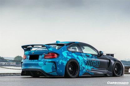 Carbonado 2016-2020 BMW M2 F87 VR Style Partial Carbon Fiber Wide Full Body kit