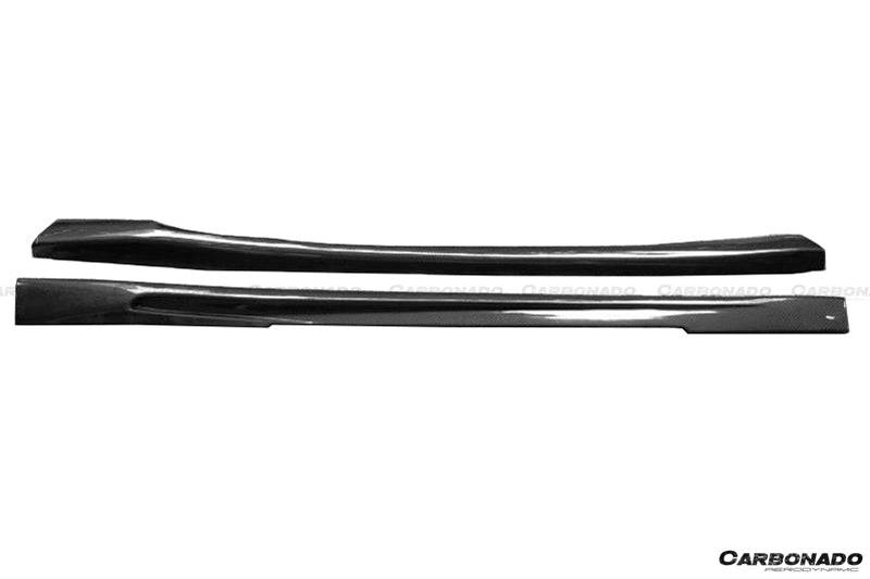 Carbonado 2008-2023 Nissan GTR R35 CBA  DBA  EBA BS Style Carbon Fiber Side Skirts