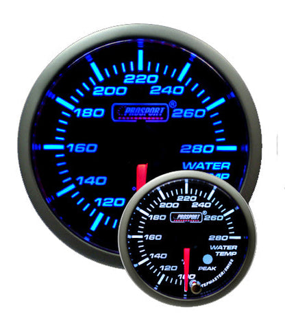 Medidor de temperatura del agua Prosport Premium azul/blanco de 2-1/16"
