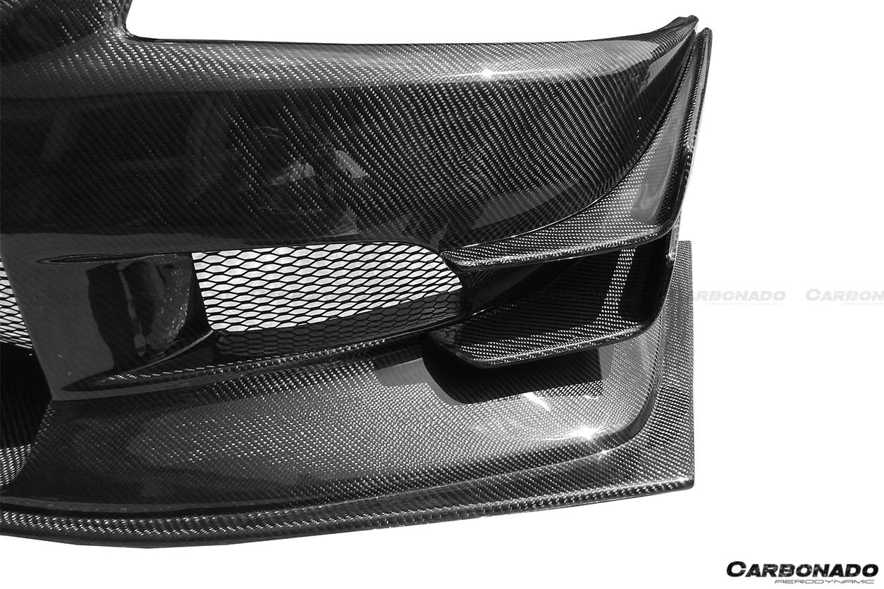 Carbonado VTS Style Front Bumper | 2003-2006 Mitsubishi Evo 7/8/9