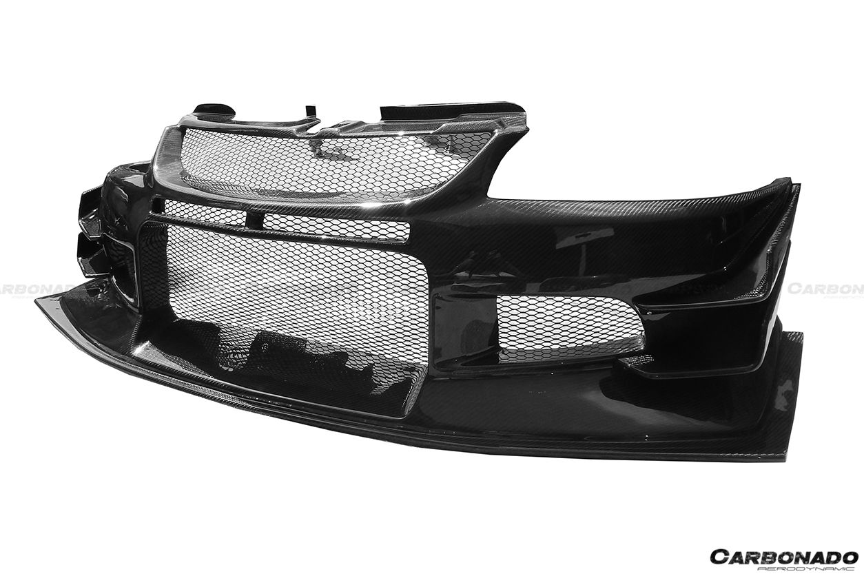 Carbonado VTS Style Front Bumper | 2003-2006 Mitsubishi Evo 7/8/9