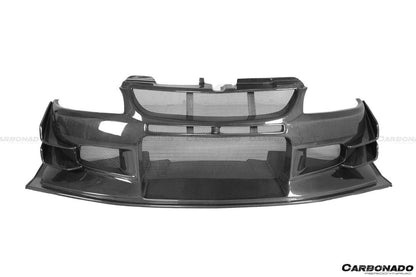 Carbonado VTS Style Front Bumper | 2003-2006 Mitsubishi Evo 7/8/9