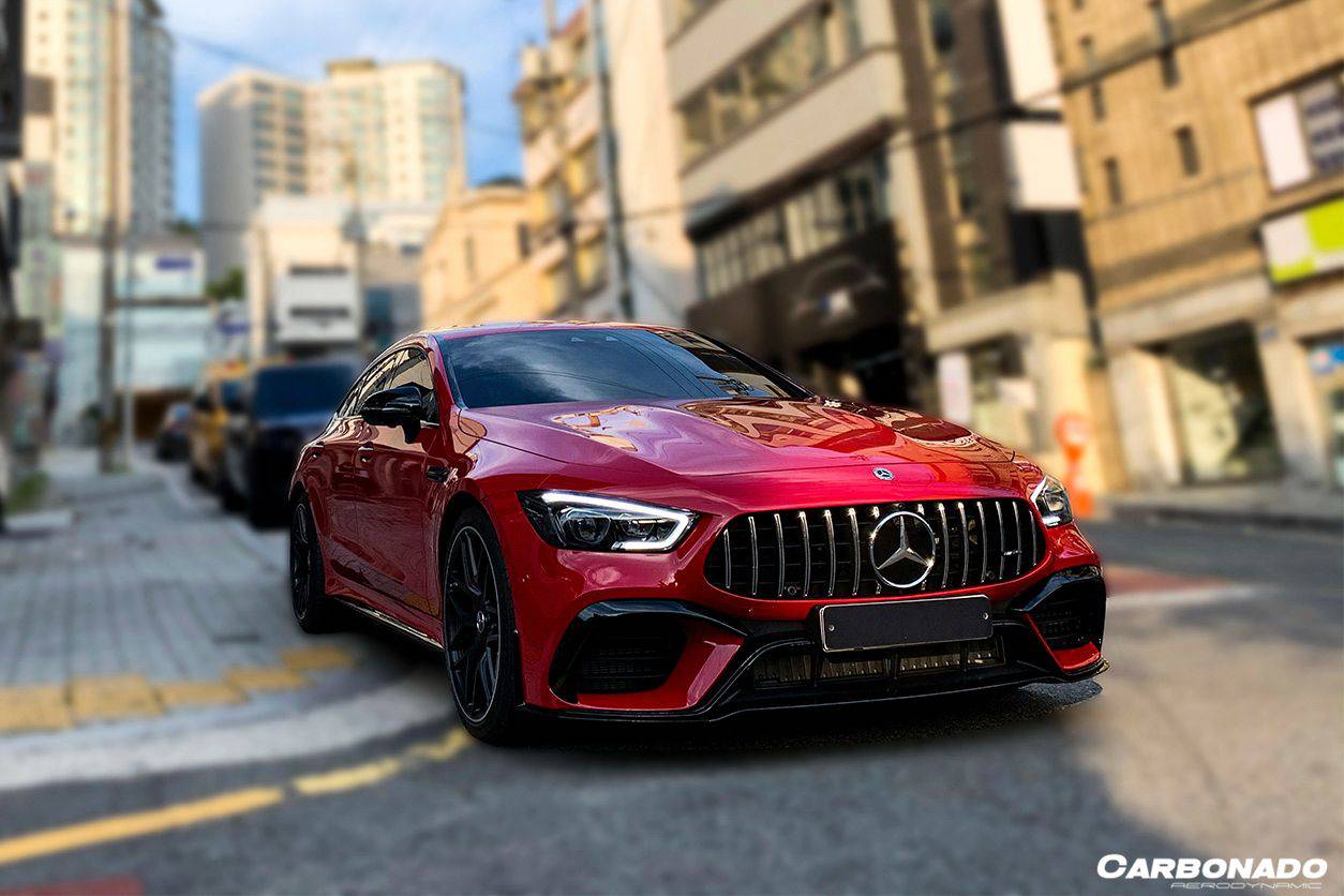 Carbonado 2019-2023 Mercedes Benz AMG GT63  S 4Door Coupe X290 OEM Style Carbon Fiber Front Lip