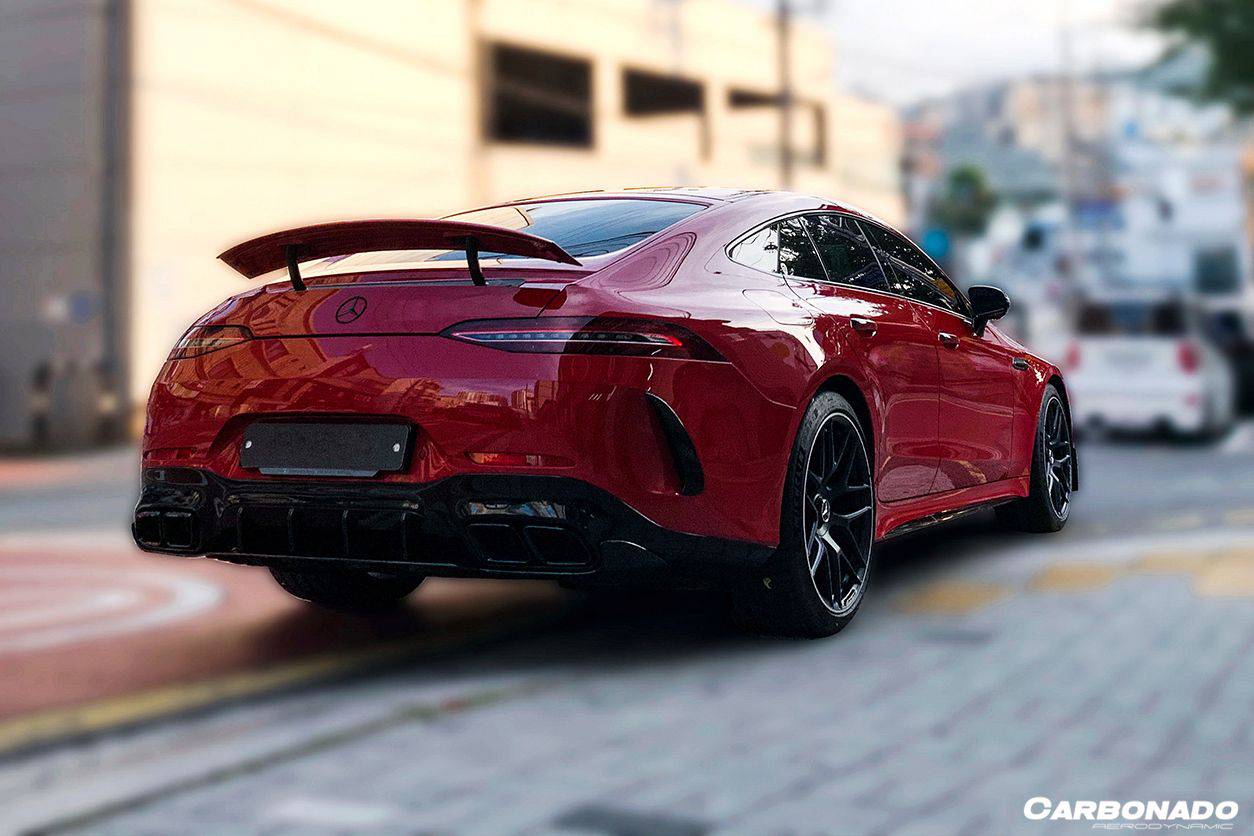 Carbonado 2019-2023 Mercedes Benz AMG GT63  S 4Door Coupe X290 OEM Style Carbon Fiber Rear Canards