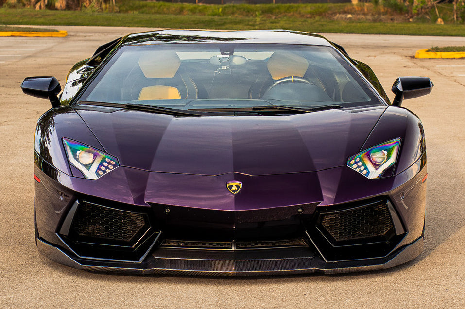 Carbonado 2011-2016 Lamborghini Aventador LP700 Coupe  Roadster DM Style Carbon Fiber Front Lip