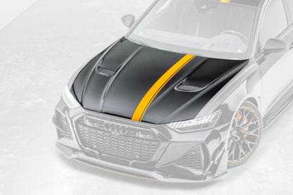 2019-2026 Audi  Autoclave Carbon Fiber Hood Carbonado (MSY) Fits : RS6 C8