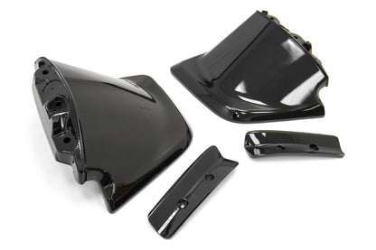 OLM Silverline Carbon Fiber OEM S Style Spoiler with Black Bases - 2015+ WRX / 2015+ STI
