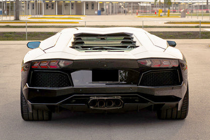 Faldón trasero de fibra de carbono estilo DM para Lamborghini Aventador LP700 Coupé Roadster Carbonado 2011-2016