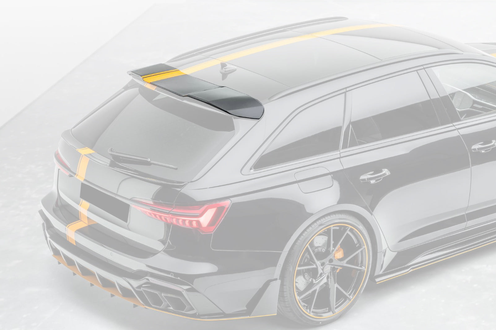 2019-2026 Audi  Autoclave Carbon Fiber Roof Spoiler Carbonado (MSY) Fits : RS6 C8