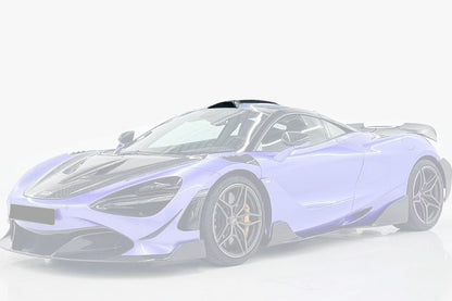 Carbonado Aero Autoclave Carbon Roof Scoop | 2017-2022 McLaren 720S Coupe