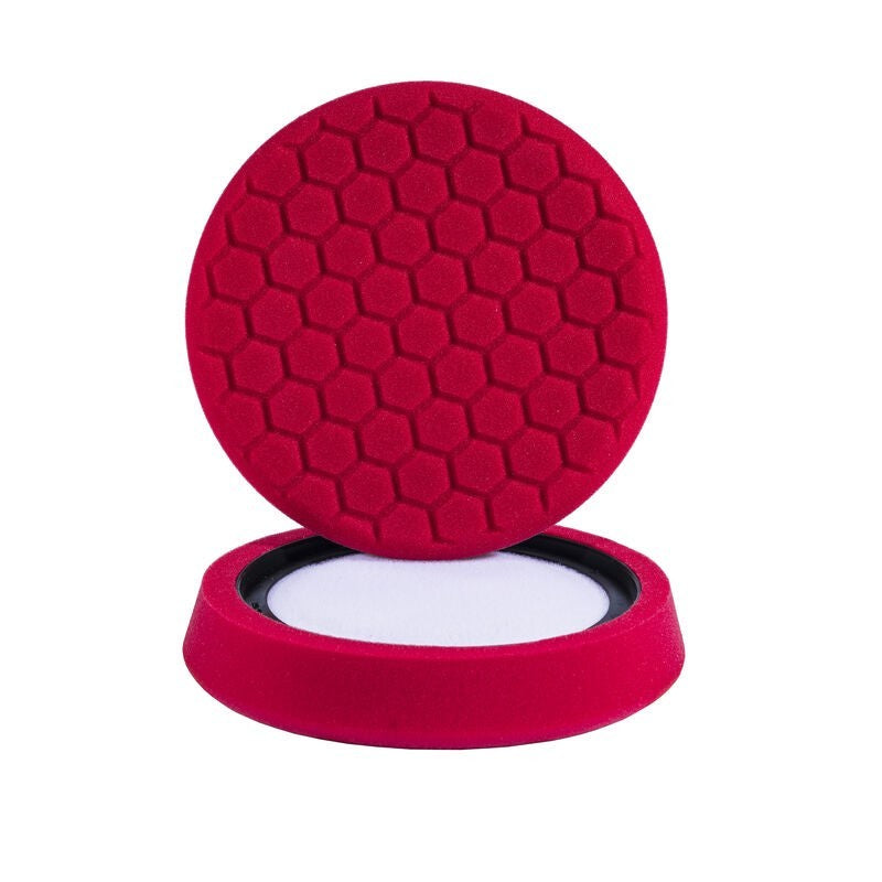 Chemical Guys Hex Logic Self-Centered Perfection Ultra-Fine Finishing Pad - Red - 7.5in (P12)