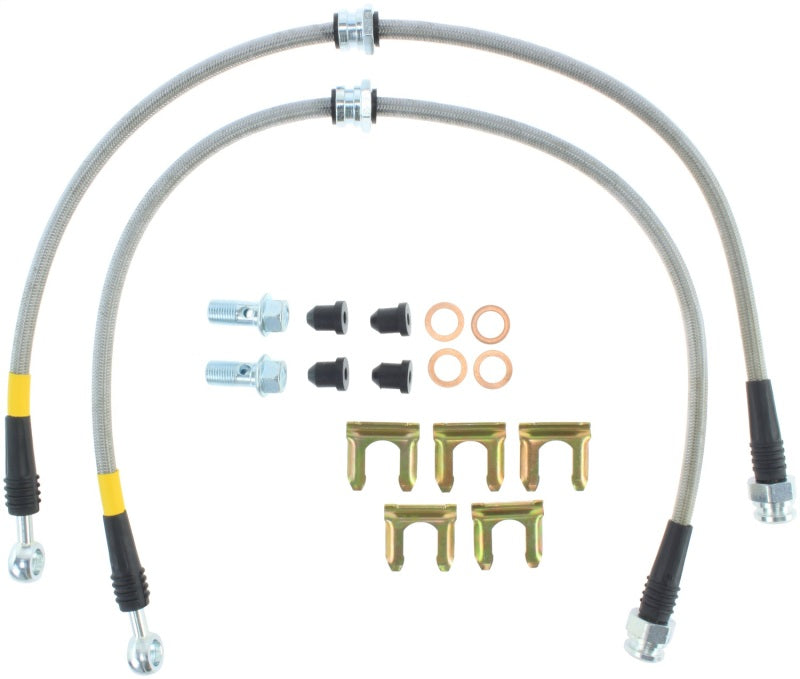 StopTech Stainless Steel Front Brake lines (Evo 8/9)