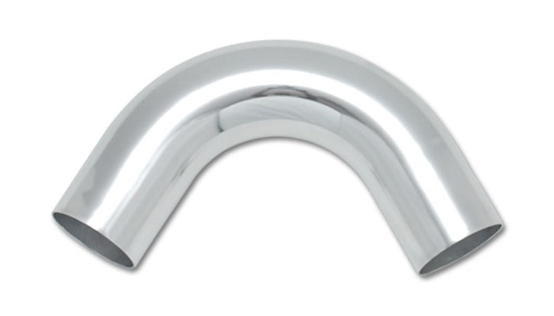 Vibrante tubo de aluminio universal de 2,5 pulgadas de diámetro exterior (curva de 120 grados) - Pulido