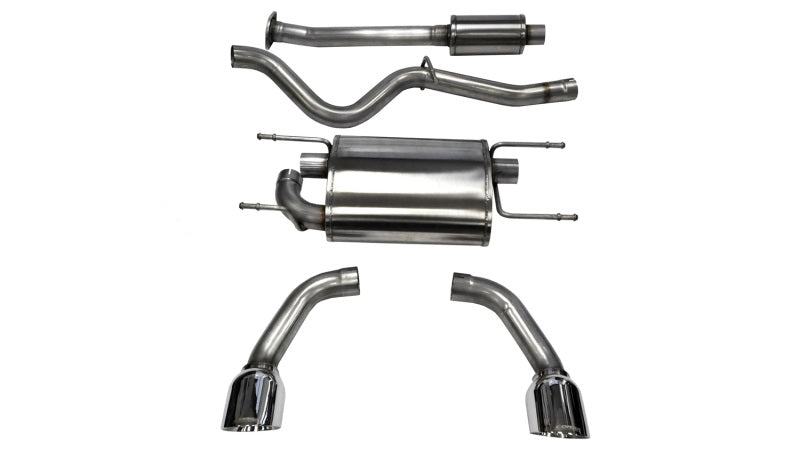 Corsa Polished Sport Cat-Back Exhaust (13-21 FRS/BRZ)