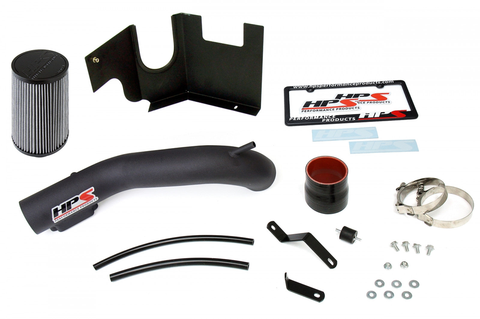 HPS Performance Kit de admisión de aire frío negro para Toyota Supra Non Turbo VVTi 97-98