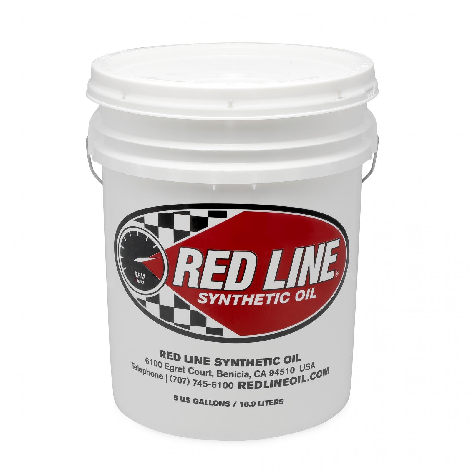 Aceite de motor sintético 15W50 Aceite Red Line de 5 galones