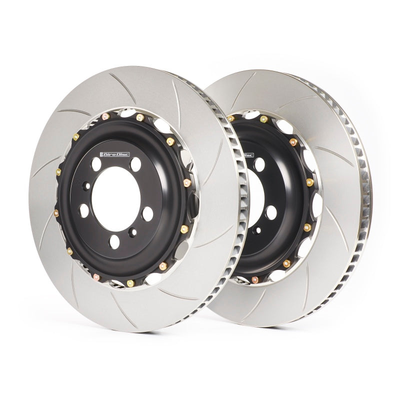 GiroDisc (Requires Trimmed Rear Pads) Slotted Rear Rotors (18+ Subaru WRX STI)