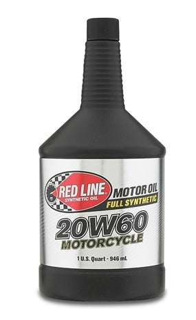 20W60 Synthetic Motor Oil 1 Quart Red Line Oil