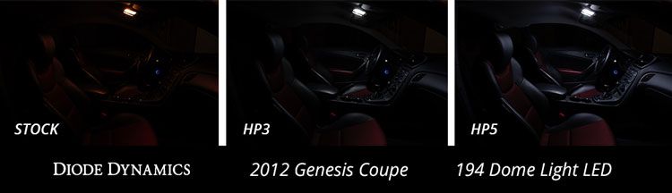 LED de luz de mapa para Hyundai Genesis Coupe 2010-2016 (par) 