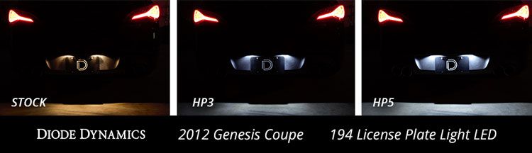 License Plate LEDs for 2010-2016 Hyundai Genesis Coupe (pair)