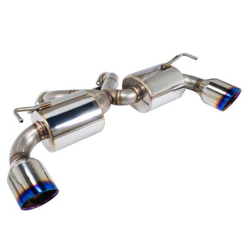 Remark V2 Axle Back Exhaust w/ Burnt Stainless Steel Double Wall Tip (Nissan 370Z)