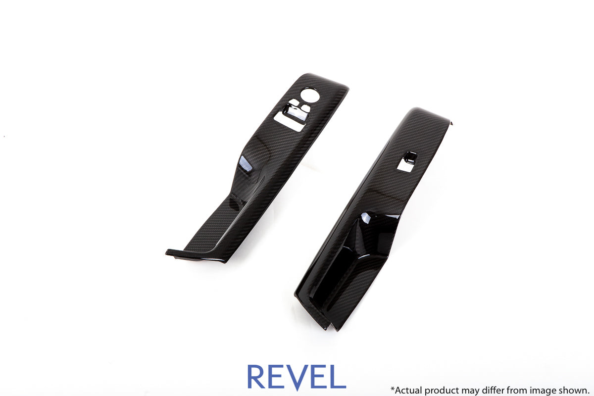Revel GT Dry Carbon Door Switch Panel - 2 Pieces (MK5 Supra)