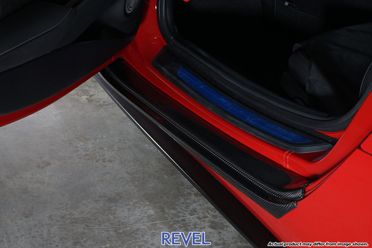 Placas de umbral de puerta exteriores Revel GT Dry Carbon - 2 piezas (MK5 Supra)