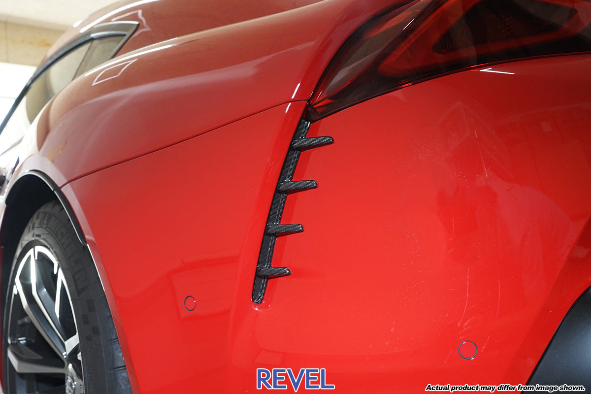 Cubierta de conducto trasero Revel GT Dry Carbon - 2 piezas (MK5 Supra)