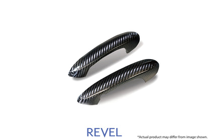 Revel GT Dry Carbon Outer Door Handle Cover - 2 Pieces (MK5 Supra) - Revel