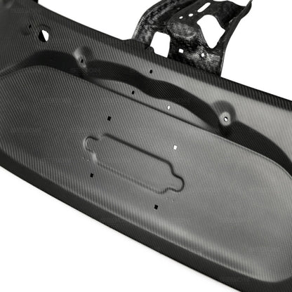 Seibon OEM Dry Carbon Fiber Trunk Lid (17 - 21 Honda Civic Type R Hatchback) - Seibon