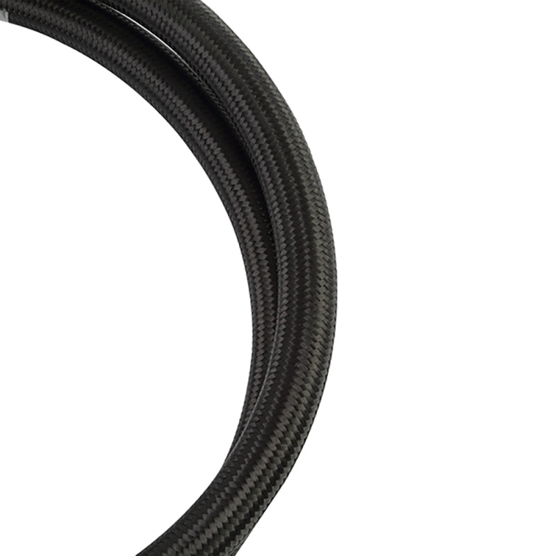 Mishimoto 3Ft Stainless Steel Braided Hose w/ -12AN Fittings - Black