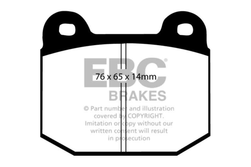 EBC Yellowstuff Rear Brake Pads (Multiple Applications)